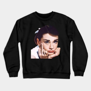 Audrey Hepburn Crewneck Sweatshirt